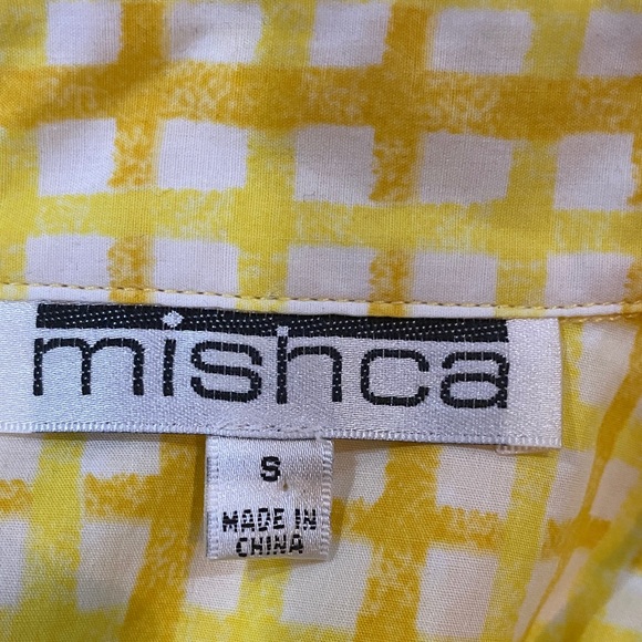 💯 % Cotton Classic Checkered Women's Button Down Shirt - Picture 6 of 7